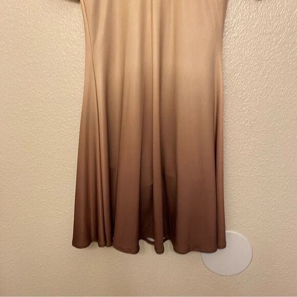WEISSMAN Dance lyrical dress brown tan ombre When We're Older D10476 SA - Picture 6 of 12